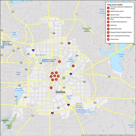 Dallas Map [Texas] - GIS Geography