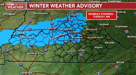 Winter Weather Advisory For Many | Kentucky Weather Center with ...