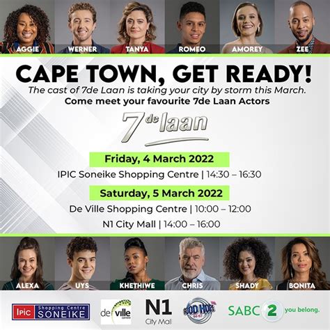 The cast of 7de Laan is coming to Cape Town | Channel