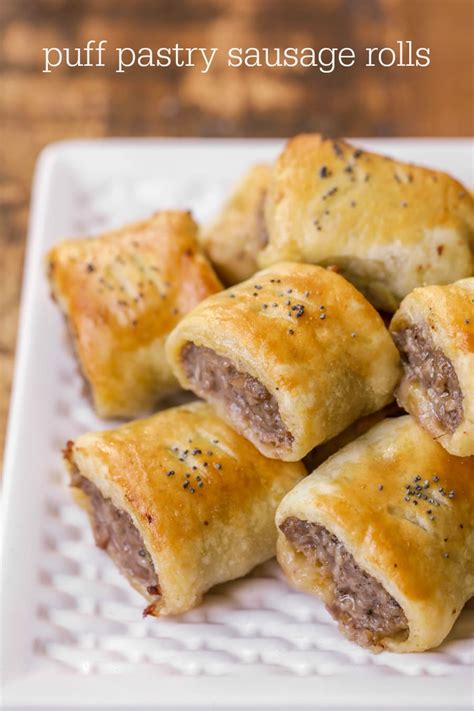 Puff Pastry Sausage Rolls - Lil' Luna