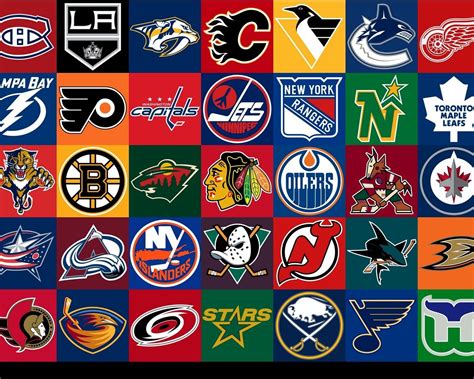 NHL Hockey Teams Logos