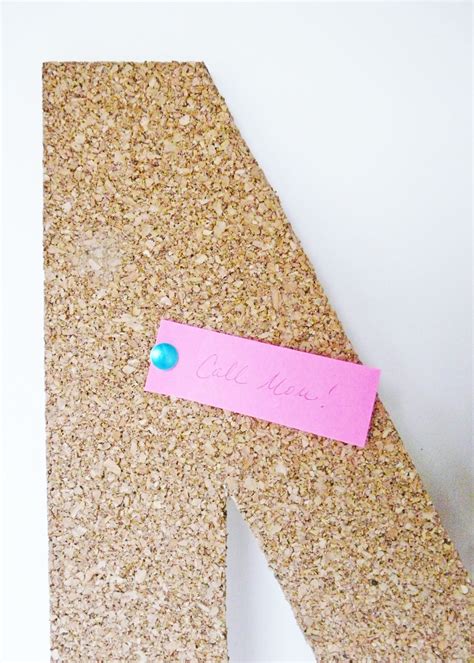 [Make] Cork Letter Tack Board