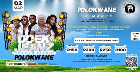 Doek & Jeanz Themed Picnic - POLOKWANE, St. Marco Hall, Ladana ...