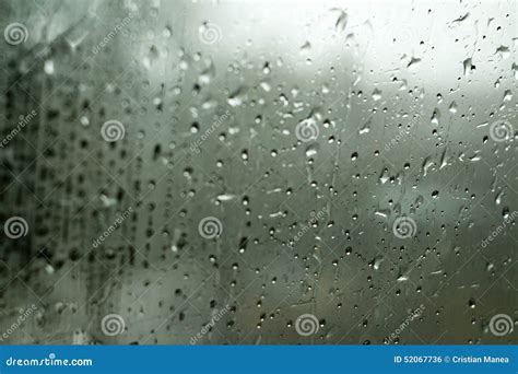 Rain drops on window stock photo. Image of automobile - 52067736