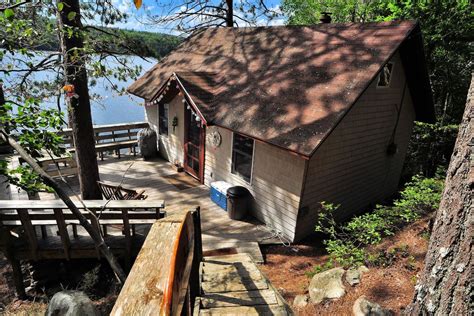 Lakefront Cabin in Acadia National Park - Cabins for Rent in Mount ...