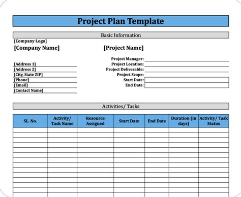 Free Project Plan Template (2024) – Forbes Advisor