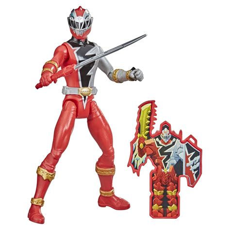 Power Rangers: Dino Fury Red Ranger Toy Action Figure for Boys and ...