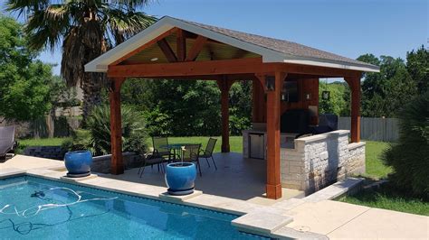 Amazing New Pool Cabana Makes Round Rock TX Home Complete | Archadeck ...