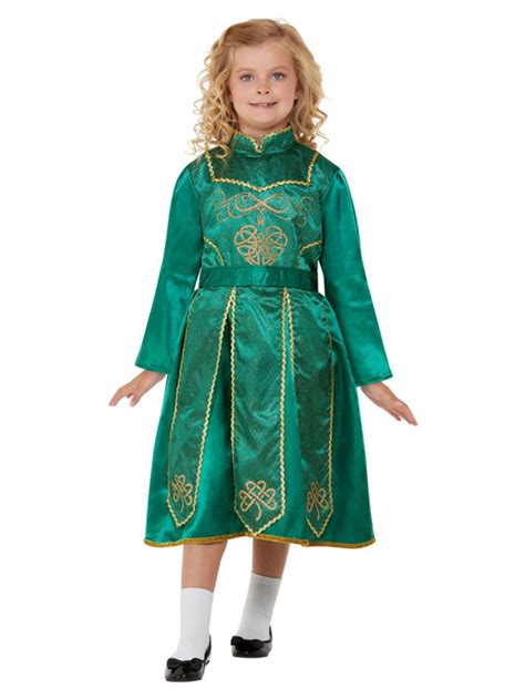 Girls Deluxe Irish Dancer Costume | Smiffys