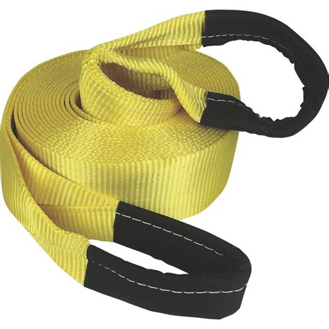 Smart Straps Heavy-Duty Recovery Tow Strap with Loop Ends — 30ft.L x ...