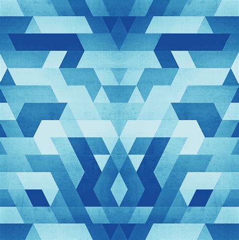 Blue Abstract Pattern