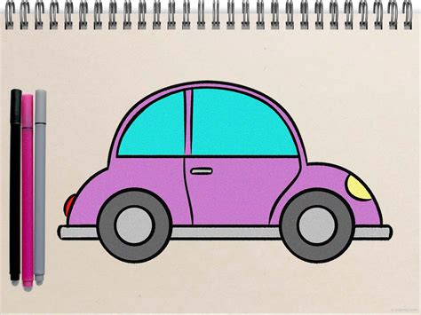 Easy Car Drawing Ideas » How to draw a Car Step by Step