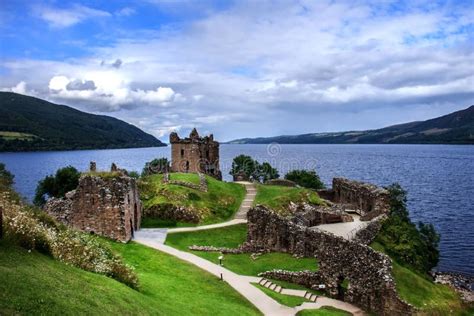 Urquhart Castle. Loch Ness, Inverness, Scotland Stock Photo - Image of ...