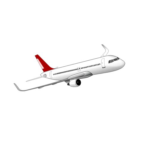 Drawing of Airbus A320 plane | Free SVG