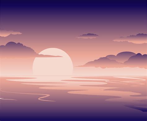 Sunset Design Background Vector Vector Art & Graphics | freevector.com