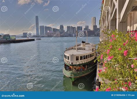 The New Star Ferry Pier at Wan Chai Coastline, 15 May 2021 Editorial ...