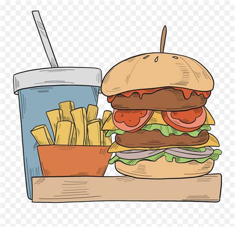 Hamburger Set Clipart - Hamburger Bun Emoji,Cheeseburger Emoji - free ...