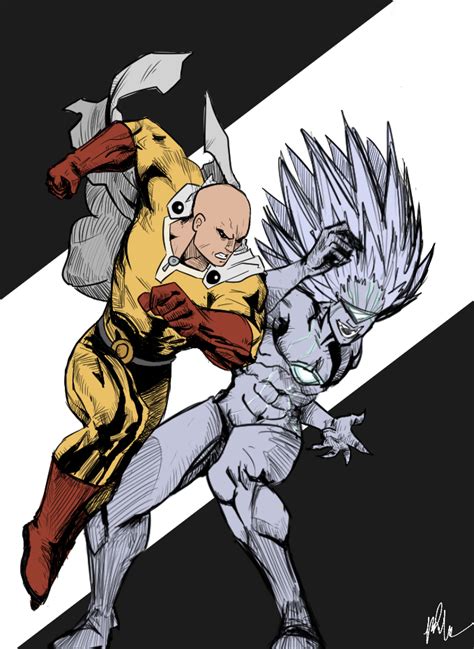 Saitama Vs Boros by Bikubiku-chan on DeviantArt