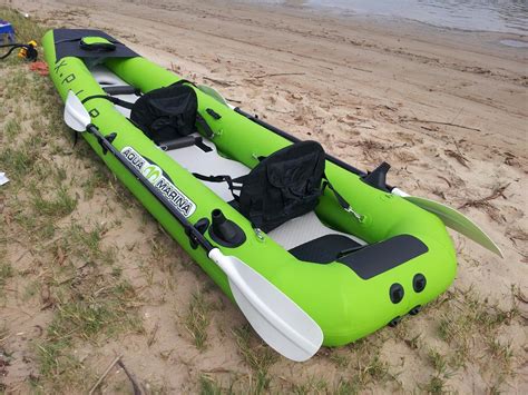 Fishing kayak canoe boat Brand New Inflatable 2 person + Free trolling ...