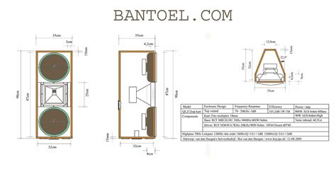 Ukuran Box Speaker 12" fullrange Mid High - BANTOEL .COM | Speaker ...