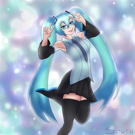 Hatsune Miku (Vocaloid) by llsourull on DeviantArt