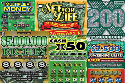 NY Lottery Scratch-Offs With The Most Green to Be Won!