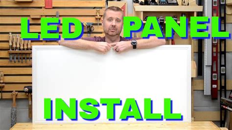 How To Install an LED Panel Light - TOOLBOX DIY