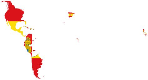 Flag-map of Spanish Empire by nguyenpeachiew on DeviantArt