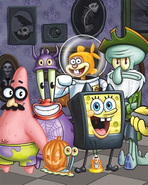 Spongebob Happy Halloween Wallpapers - Wallpaper Cave