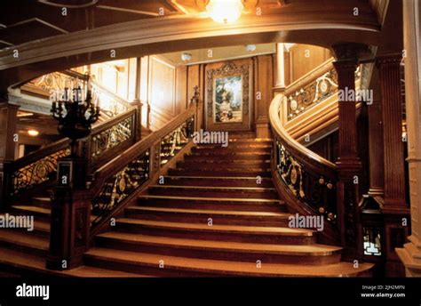 SHIP STAIRCASE, TITANIC, 1997 Stock Photo - Alamy