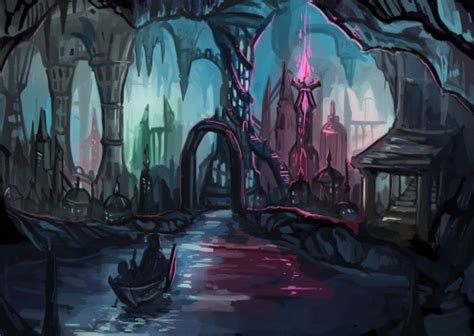 The City of Ruin My Fantasy World, Fantasy City, Fantasy Places, Elf ...