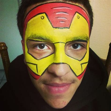 Iron Man Face Painting Ideas