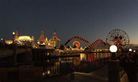 Pixar pier at night :) : r/Disneyland