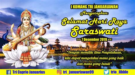 Penjelasan Tentang Saraswati Hari Raya Umat Hindu Dan Maknanya - Mobile ...