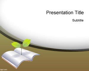 Free Green Education PowerPoint Template & Slide Presentation