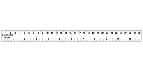 12 Inch Actual Printable Ruler