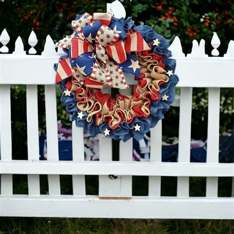 Labor Day Wreath - Etsy