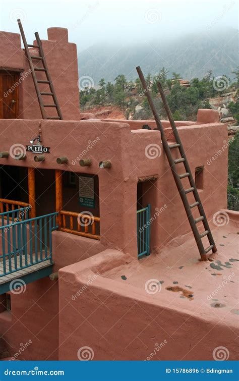 Detail of the Pueblo House stock photo. Image of destination - 15786896