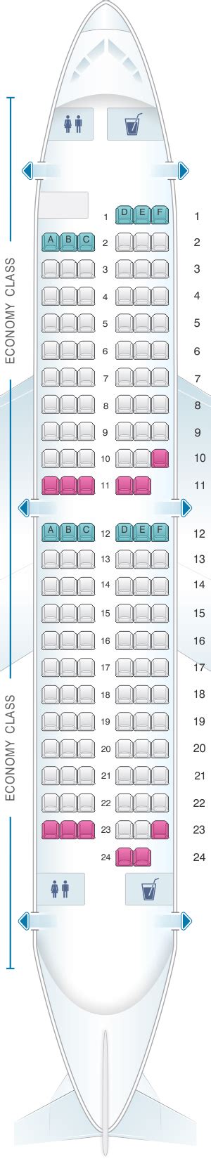 Boeing 737 700 Westjet Seat Map