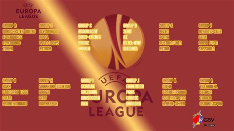 2016/17 UEFA Europa League Groups – MGSVfutbol