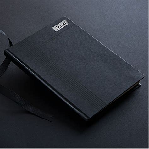 Buy/Send Classic Black Personalised Diary Online- FNP