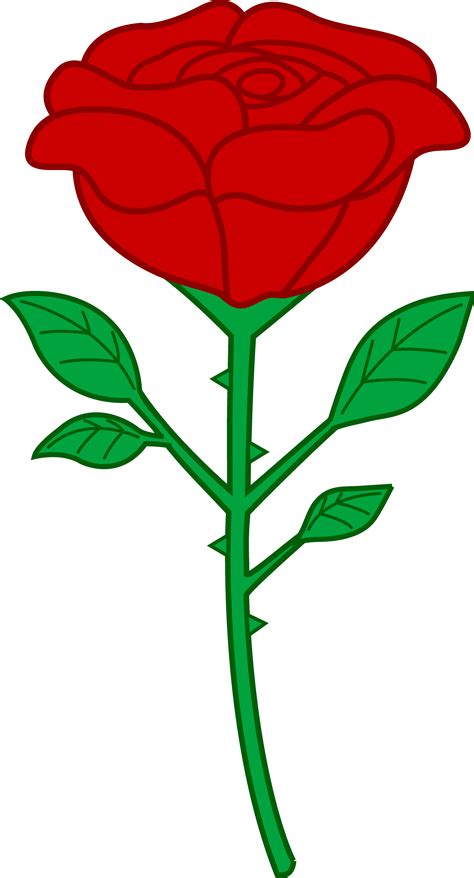 Free red rose clipart download clip art on png – Clipartix