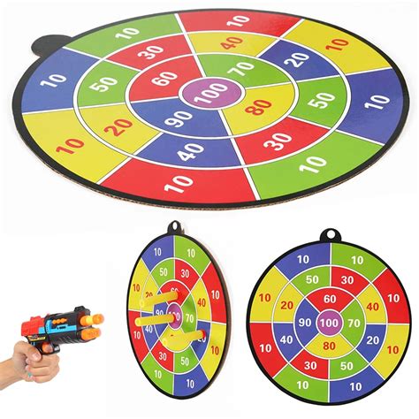 2018 Darting Target For Kids Toys Flying Toys Sucked Type Dart Board ...