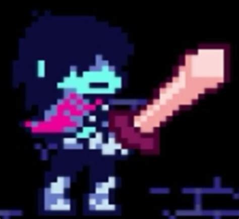 Battle Sprite Redraw (Kris) | Deltarune. Amino