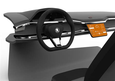 Sleek Skoda Interior Rendered With Car-Sharing In Mind | Carscoops