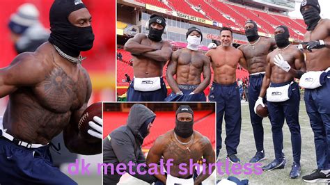 DK Metcalf Shirtless