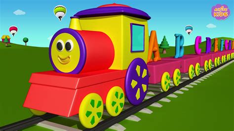 Alphabet Train For Kids | Learning ABC Letters For Children | 3D - YouTube