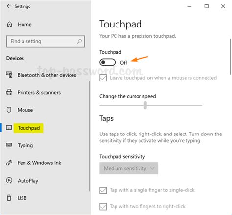 Easy Ways to Disable Touchpad on Windows 10 Laptop | Password Recovery