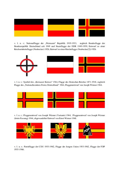 Farbtafeln zum Beitrag: Die "Wirmer-Flagge". Die wechselhafte ...