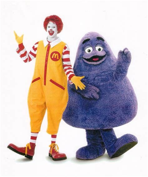 This photo of Grimace & Ronald was created for the “Ronald McDonald and ...